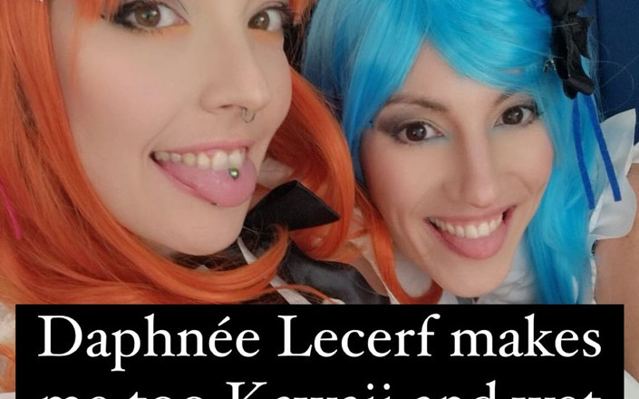 Lety Howl: 카운트다운으로 JOI에서 끝나는 스트랩으로 후장 섹스를 핥는 레티 하울과 Daphnee Lecerf 레즈 보지