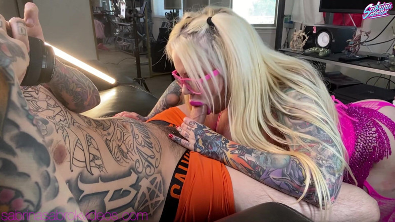 Sabrina Sabrok: Delizioso deepthroat sborrata in bocca pecorina cazzo