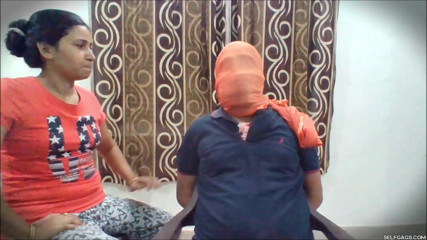 Selfgags femdom bondage: aalsi pati ko gaiging ki saja