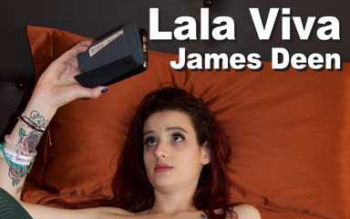 Edge Interactive Publishing: Lala Viva y James Deen sexo desnudo por teléfono