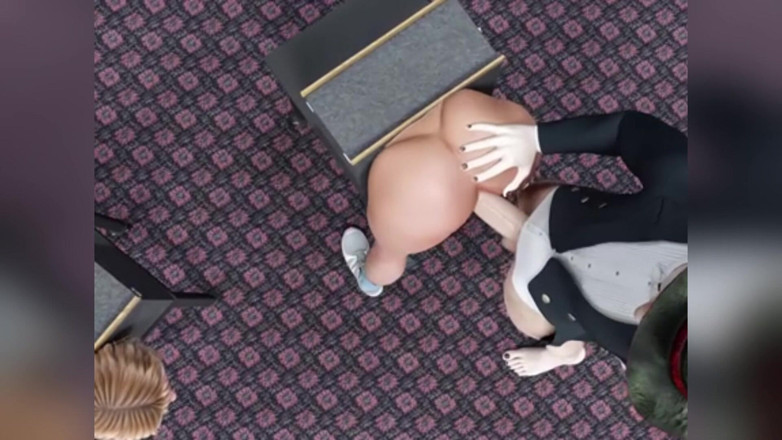 SexxyAnime: Маг заставил свой член исчезнуть в её киске