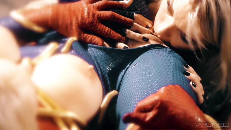 Wicked Pictures: Kapitän marvel wird von obersten intelligenz Aubrey Kate gefickt - böse