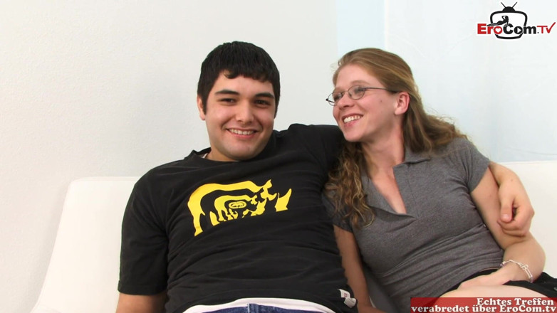 EroCom: Skinny wife with glasses and tiny tits enjoy the BBC