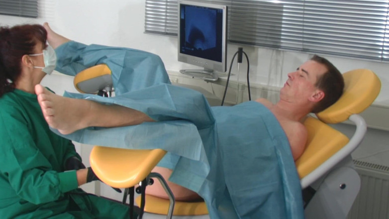 Rubber & Clinic Studio - 1ATOYS: Pervertido exame anal com ultra-som