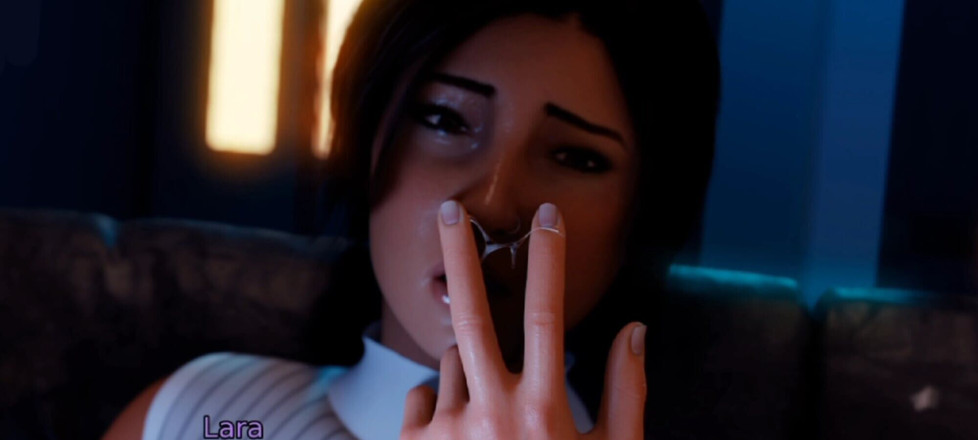 Naughty gameplays: Lara Croft Adventures - Lara Ochutnává své horké šťávy při nadržené - Hratelnost část 5