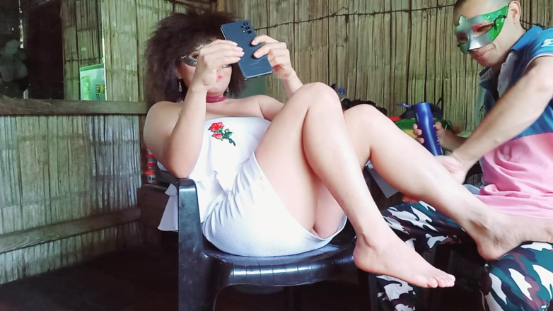 Martin13: Real Latino Amateur Sex! Intense Masturbating to the African Brunette...