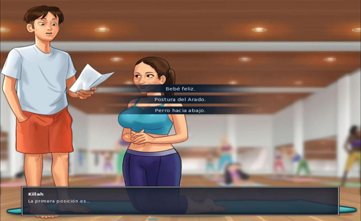 Cartoon Universal: Summertime saga teil 1 - Sexy yoga (Espanol-sub)