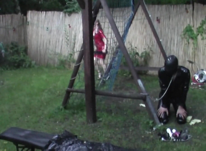Carmen Rivera Entertainment: Duct Taped Slave Facesitted During Hard CBT