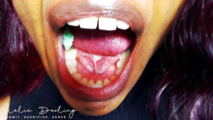 Kneel to Nolia: Chewing gum ASMR