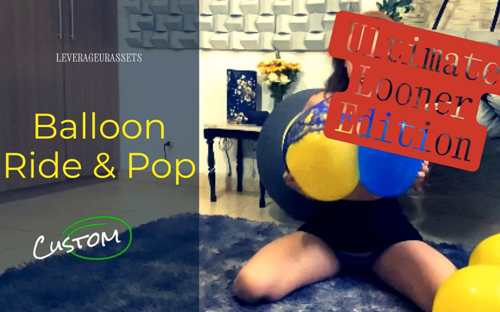 Leverageurassets: Looner żółte i niebieskie balony cios i pop