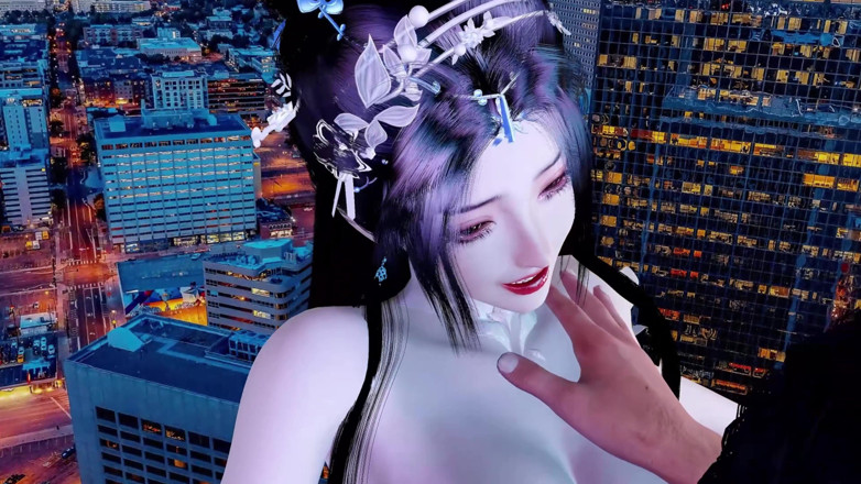 Why fuck so hard: 3d tetona puta cosplay babe follada en el baño