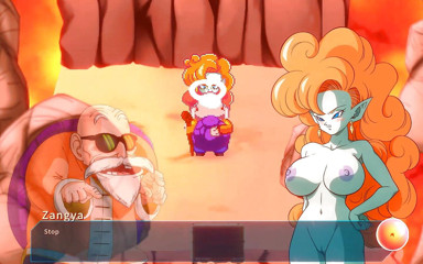 Hentai produce: Zangya har en enorm kuk som slår hennes lilla fitta...