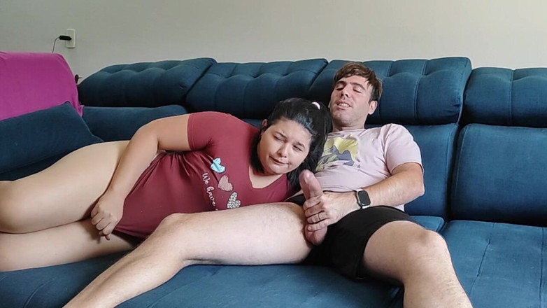 Sashasweet: Mon Coloc Sort Sa Bite Par Surprise