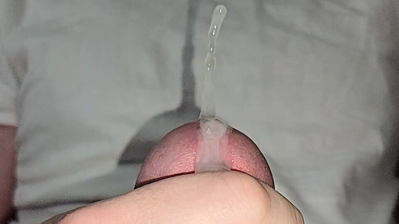 Cum Juggler: C.u.m.s - close-up en beweging vertraagd - solo cumshot #17