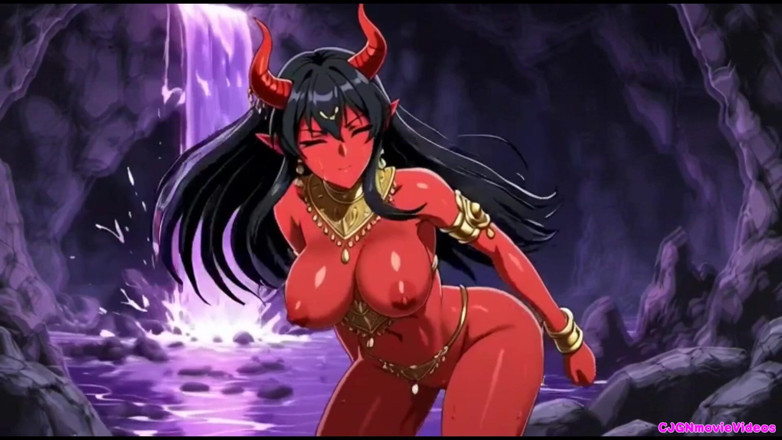 Hot girl dancing: Film, le film Demon Magic Cave Queen, animation ai