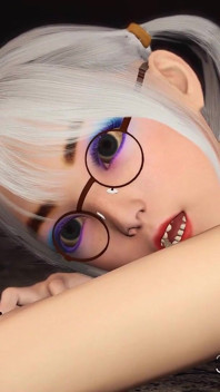 Futa si cewek hot dengan kontol besar lagi asik mainin memek gadis culun di penjara bawah tanah