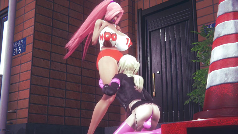 Wraith Futa: Une nana de sirène se fait baiser par une futa -...