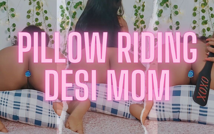Lilly Gone Wild: बट प्लग से भरे हुए मेरे तकिए की जोरदार सवारी