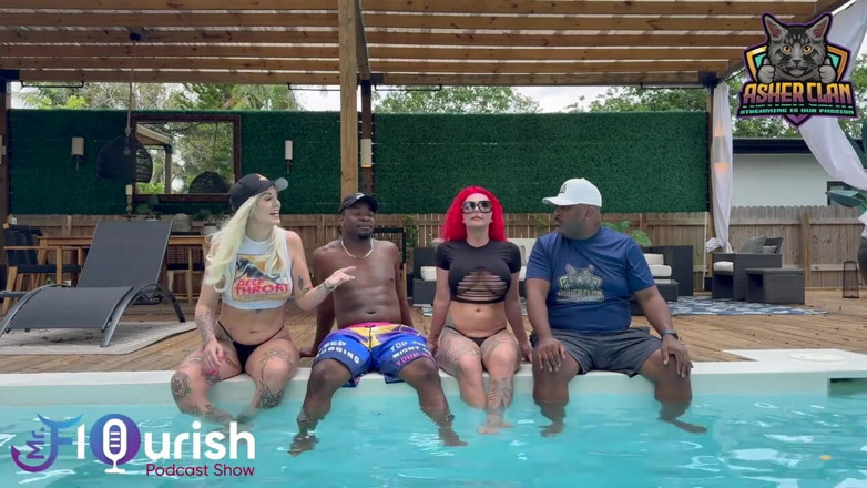 Mr Flourish Live: Mrflourish Podcast z gościem Roxi Keogh, Gigi Patsy i Datjguy...