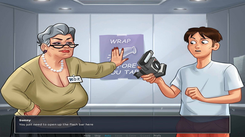 Joystick Cinema: SummerTime Saga - (Roz Scener) - Gyllene tjej