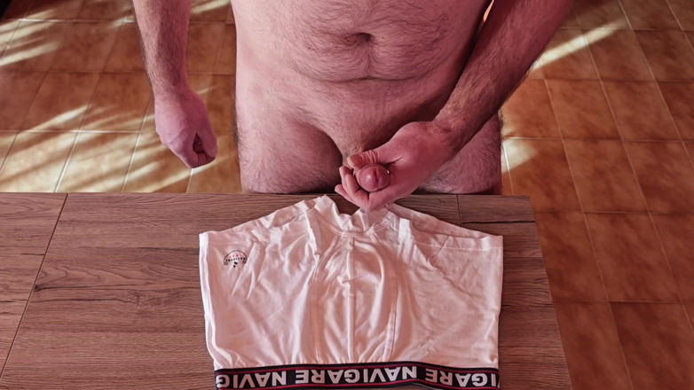 Cicci77: Cicci77 Masturbates Pedro and Then Ejaculates on These 'all Sperm' Fetish...