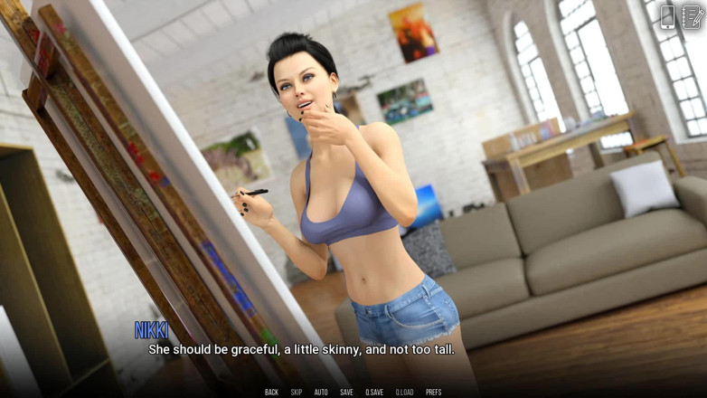 Dirty GamesXxX: Université des problèmes : fille sexy, art érotique ep 44