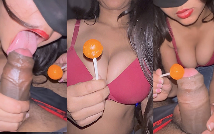Dashing Danish: Delhili kız arkadaş çok ateşli lolipop sakso çekiyor! Hintli desi kız 18 yaşında