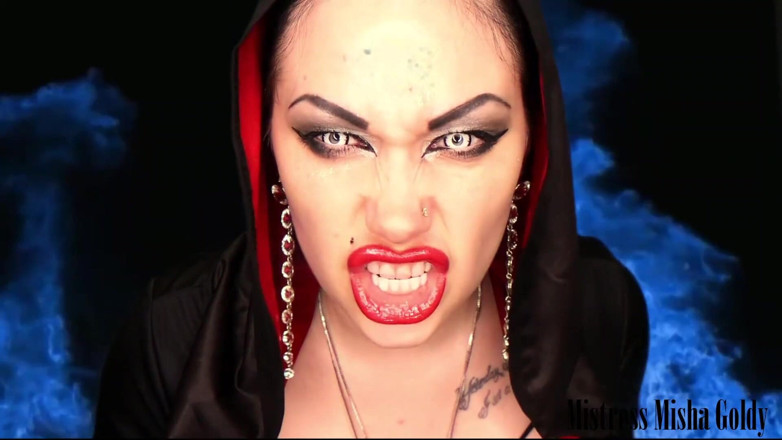 Goddess Misha Goldy: Förtrollande mindfuck: Du kommer att underkasta mig, du kommer att...