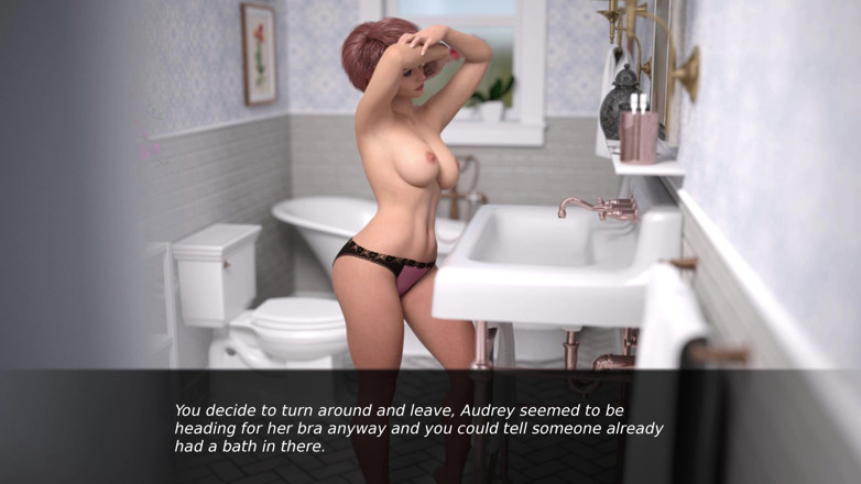 3D Cartoon Porn: Alacakaranlık manor 1 - John Audrey'nin seein olduğu banyoya göz atıyor... R...