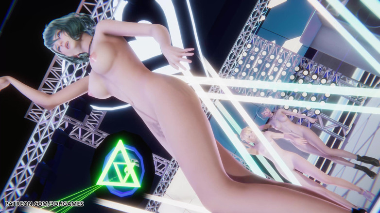 3D-Hentai Games: [MMD] 爽快奪回 Солнечный свет Мари Роуз Tamaki сексуальный обнаженный танец, Доа хентай без цензуры, 4K 60fps