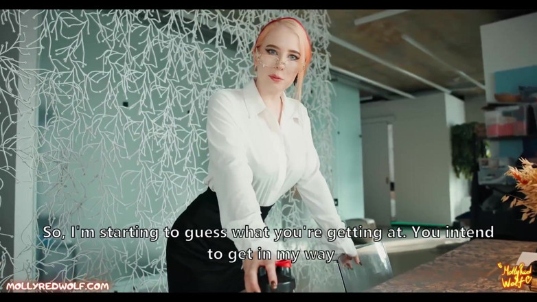 MollyRedWolf: Toată lumea a văzut cum mă fute iubitul meu în Zoom -...