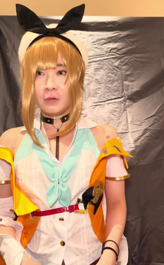 Tsuki-miko: Ryza cosplayer philm ki shooting ke dauraan kaamuk ho jaati...