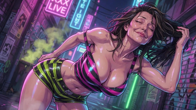 Huge Boobs: 性感女郎在户外戏弄