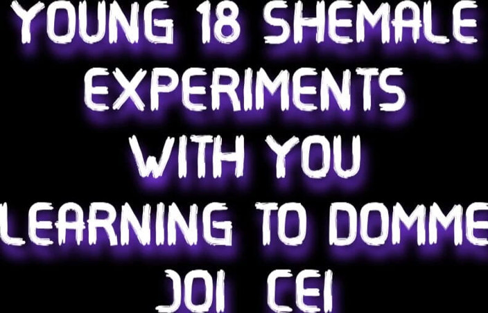 Shemale Domination: Audio uniquement - une jeune trans de 18 ans expérimente avec vous...