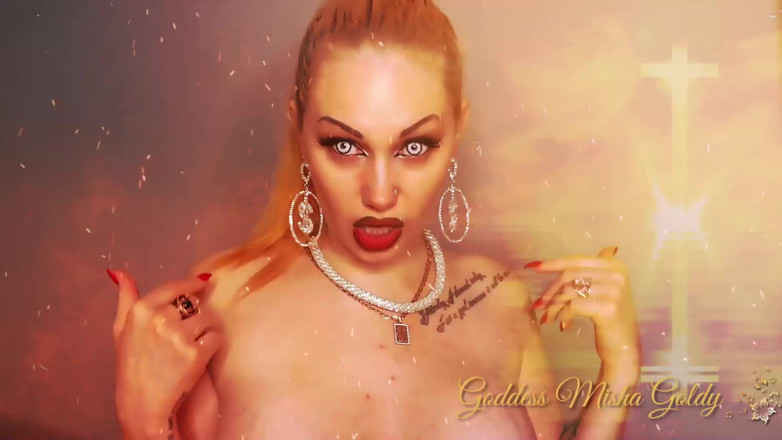 Goddess Misha Goldy: ASMR anti-religieuse envoûtante ! Donnez votre âme et votre corps au diable !