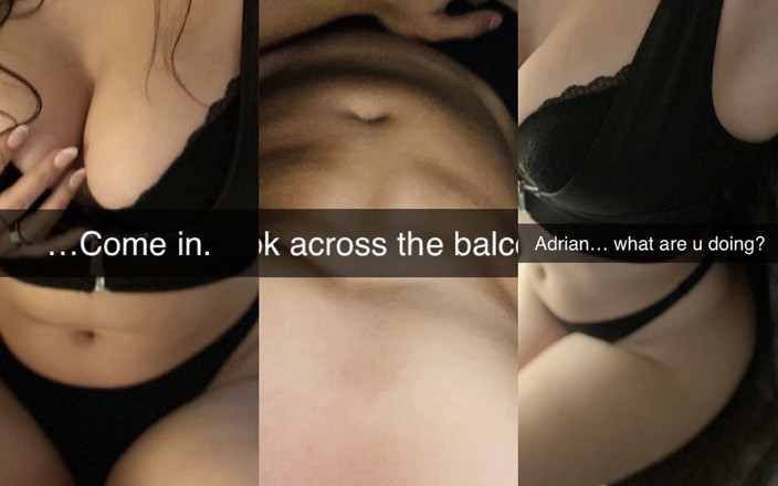 Celineandcesco: Fru fuskar mannen med sin granne på Snapchat