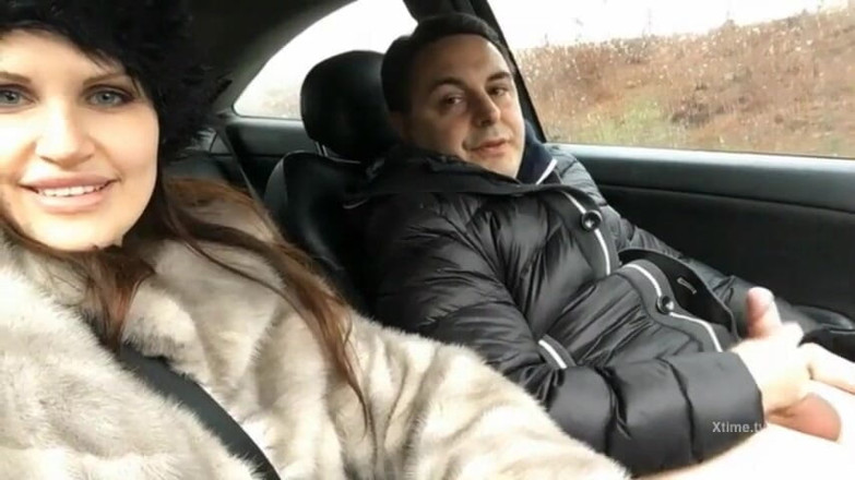 Andrea Dipre Channel: Подорож для Діви Дель Тубао та Андреа Діпре, які дрочать свій член за кермом