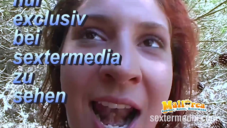 Sextermedia by Pete: Ngentot sama cewek nakal rambut cokelat di luar ruangan