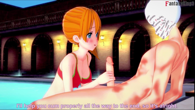 Fantasy king: Misty bikini sakso - poketmonster