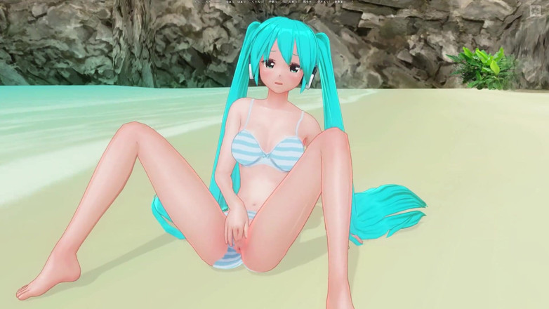 H3DC: 해변에서 즐기는 3D 헨타이 Hatsune Miku (1부)