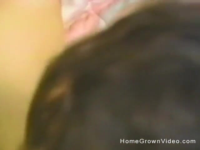 Homegrown Vintage: Two brunettes get their pussies slammed hard