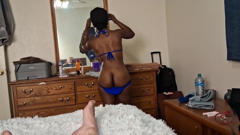 Trapper Woodstock: Blue Nasty için mavi dildo