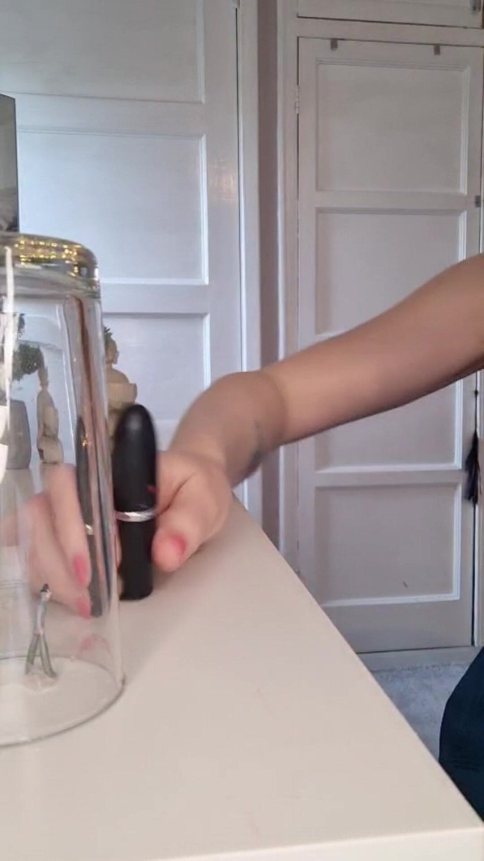 Lily kink: Obryně Kink tě chytí pod sklem