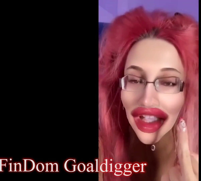 FinDom Goaldigger: 永远不要不付钱撸管指挥！
