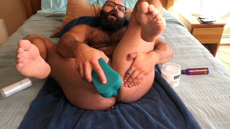 TripleXTransMan: Brincando com vibrador maciço