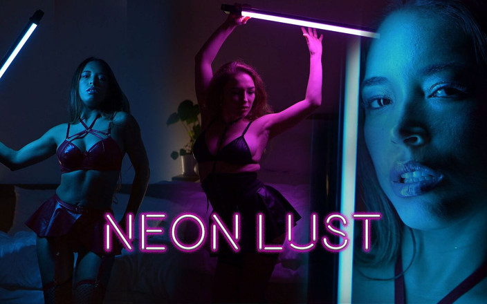 Sensual-X: Neon Lust - lesbické dívky ukazují záběry v zákulisí