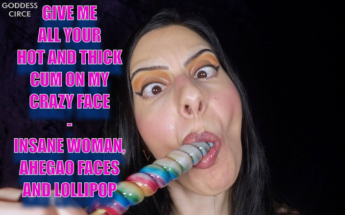 Goddess Circe: Crot sperma hangatmu di wajahku yang gila banget - ahegao faces...