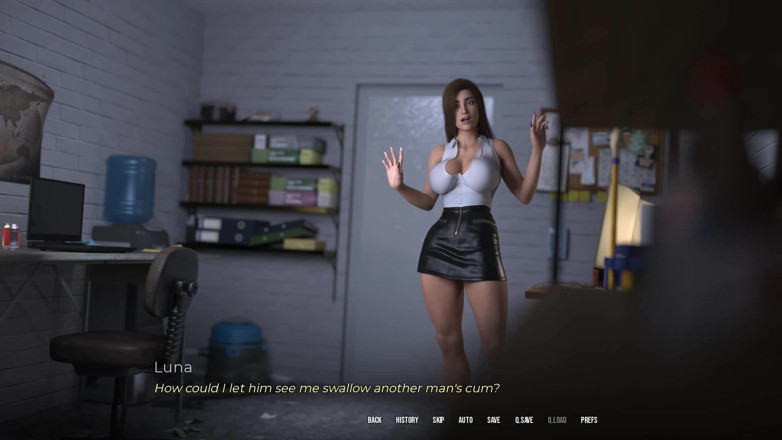 Dirty GamesXxX: In Security : une femme sexy suce et suce profondément son...