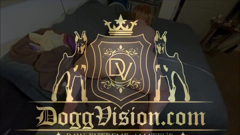 DoggVision: 대물 엉덩이 여친을 위한 여러 애널 오르가즘