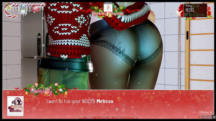 Cumming Gaming: 無制限のクリスマス[Xmas変態PornPlay] Ep.11いたずらな男の子はクッキーを食べたくないが、彼の乳母熟女のお尻だけを食べたい